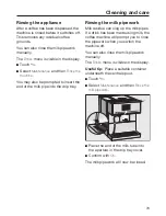 Preview for 73 page of Miele CM7500 Operating Instructions Manual