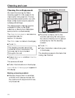 Preview for 74 page of Miele CM7500 Operating Instructions Manual