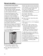 Preview for 84 page of Miele CM7500 Operating Instructions Manual