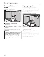 Preview for 24 page of Miele Coffee System Operating And Installation Instructions