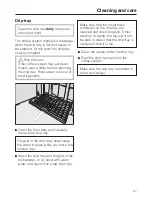 Preview for 57 page of Miele Coffee System Operating And Installation Instructions