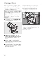 Preview for 60 page of Miele Coffee System Operating And Installation Instructions