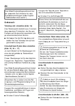 Preview for 16 page of Miele Compact C2 Allergy PowerLine SDCB4 Operating Instructions Manual