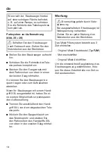 Предварительный просмотр 18 страницы Miele Compact C2 Allergy PowerLine SDCB4 Operating Instructions Manual