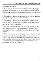 Preview for 29 page of Miele Compact C2 Allergy PowerLine SDCB4 Operating Instructions Manual