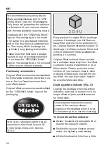 Preview for 44 page of Miele Compact C2 Allergy PowerLine SDCB4 Operating Instructions Manual