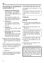 Preview for 16 page of Miele Compact C2 EcoLine SDRP4 Operating Instructions Manual