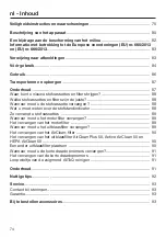 Preview for 74 page of Miele Compact C2 EcoLine SDRP4 Operating Instructions Manual