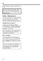 Preview for 112 page of Miele Complete C2 Operating Instructions Manual