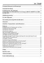 Preview for 3 page of Miele Complete C3 SG 3 Series Operating Instructions Manual