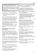 Preview for 51 page of Miele Complete C3 SG 3 Series Operating Instructions Manual