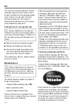 Preview for 54 page of Miele Complete C3 SG 3 Series Operating Instructions Manual