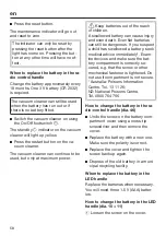 Preview for 58 page of Miele Complete C3 SG 3 Series Operating Instructions Manual