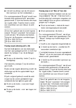 Preview for 111 page of Miele Complete C3 Operating Instructions Manual