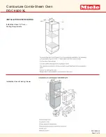 Preview for 9 page of Miele ContourLine DGC 6500 XL Quick Install Manual