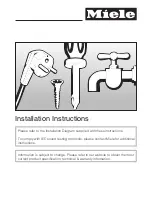 Preview for 59 page of Miele Crystal G 5105 SC Operating Instructions Manual