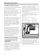 Preview for 62 page of Miele Crystal G 5105 SC Operating Instructions Manual