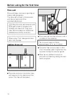 Предварительный просмотр 16 страницы Miele Crystal G 5285 SCSF Operating Instructions Manual