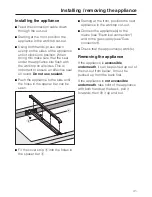 Preview for 41 page of Miele CS 1028 Operating And Installation Instructions