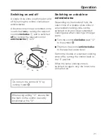 Preview for 21 page of Miele CS 1112 Operating And Installation Manual