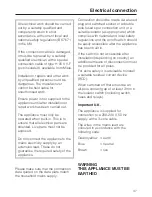 Preview for 47 page of Miele CS 1212 Operating And Installation Instructions