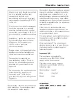 Preview for 49 page of Miele CS 1212 Operating And Installation Manual