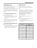 Preview for 21 page of Miele CS 1221 Operating And Installation Instructions