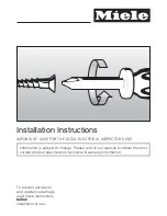 Preview for 29 page of Miele CS 1221 Operating And Installation Instructions