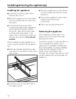 Preview for 36 page of Miele CS 1312 BG Operating And Installation Instructions