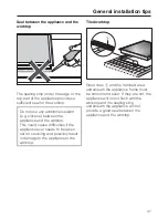 Preview for 37 page of Miele CS 1312 BG Operating And Installation Instructions