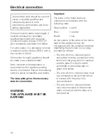 Preview for 38 page of Miele CS 1312 BG Operating And Installation Instructions