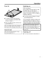 Preview for 17 page of Miele CS 1411 Operating And Installation Instructions