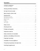 Preview for 2 page of Miele CS 1411 Operating And Installation Manual