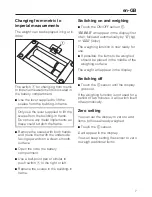 Preview for 7 page of Miele CS 1418 Operating And Installation Manual