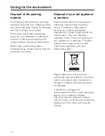 Preview for 10 page of Miele CS 1421 S Operating And Installation Instructions