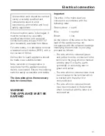 Preview for 31 page of Miele CS 1421 S Operating And Installation Instructions