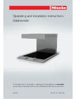 Miele CS 1421 Operating And Installation Instructions preview