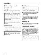 Preview for 16 page of Miele CS 1421 Operating And Installation Instructions