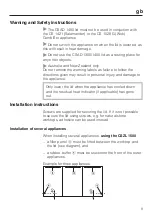 Preview for 9 page of Miele CSAD 1300 Manual