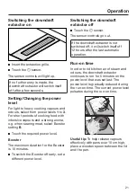 Предварительный просмотр 21 страницы Miele CSDA 7001 FL Operating And Installation Instructions