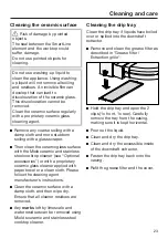 Предварительный просмотр 23 страницы Miele CSDA 7001 FL Operating And Installation Instructions