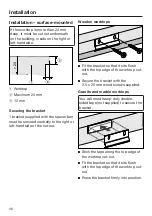 Предварительный просмотр 46 страницы Miele CSDA 7001 FL Operating And Installation Instructions