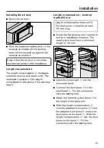 Предварительный просмотр 49 страницы Miele CSDA 7001 FL Operating And Installation Instructions