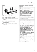 Предварительный просмотр 51 страницы Miele CSDA 7001 FL Operating And Installation Instructions