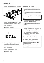 Предварительный просмотр 52 страницы Miele CSDA 7001 FL Operating And Installation Instructions