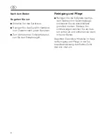 Предварительный просмотр 8 страницы Miele CSGP 400 Operating Instructions Manual