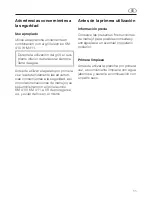 Предварительный просмотр 11 страницы Miele CSGP 400 Operating Instructions Manual