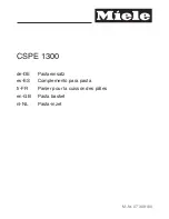 Miele CSPE 1300 Operating Instructions Manual preview