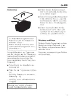 Preview for 3 page of Miele CSPE 1300 Operating Instructions Manual