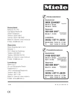 Preview for 8 page of Miele CSPE 1300 Operating Instructions Manual